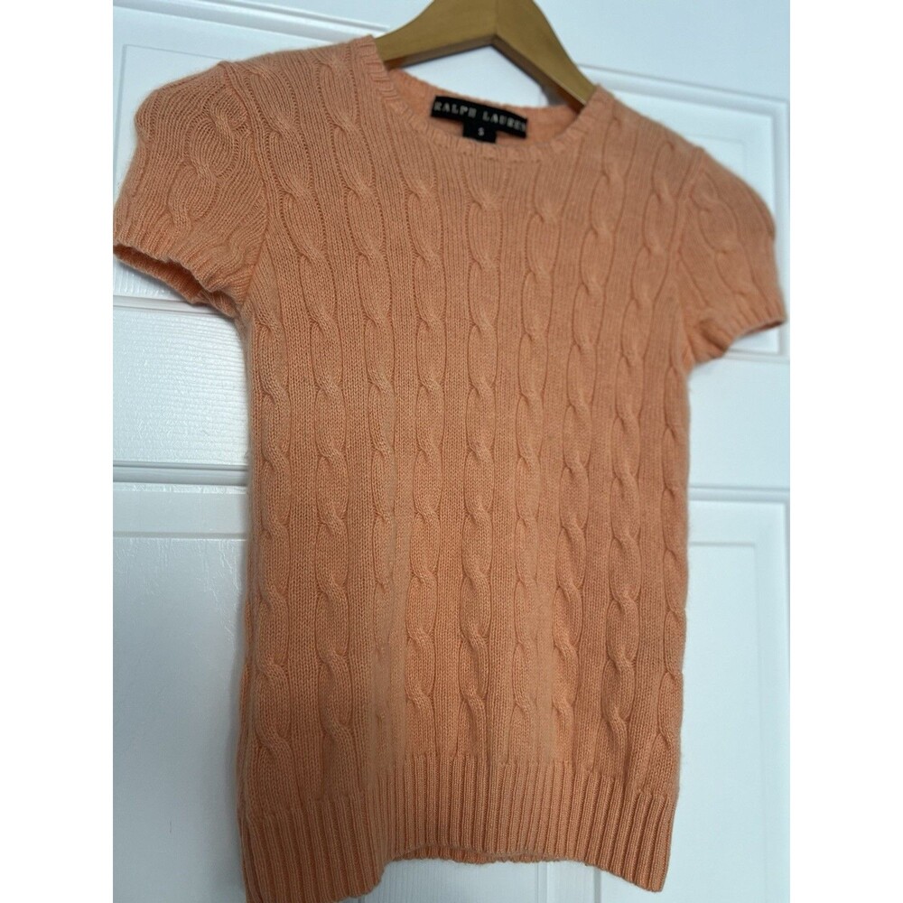 Ralph Lauren Girls Cashmere Cable Sweater Size Small - Picture 3 of 9